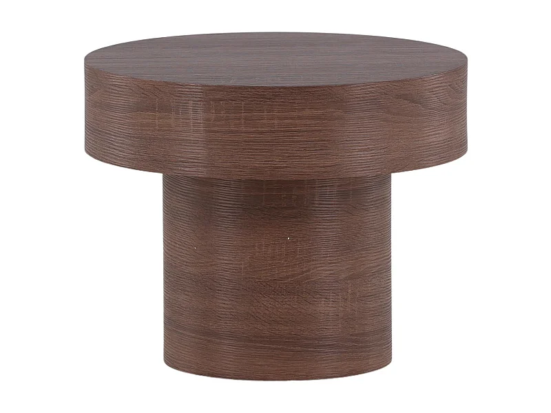 Table d'Appoint Design "Malung" 50cm Marron