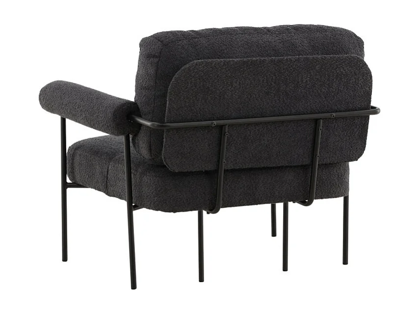 Fauteuil Design "Hokasen X Josefin" 95cm Gris Foncé