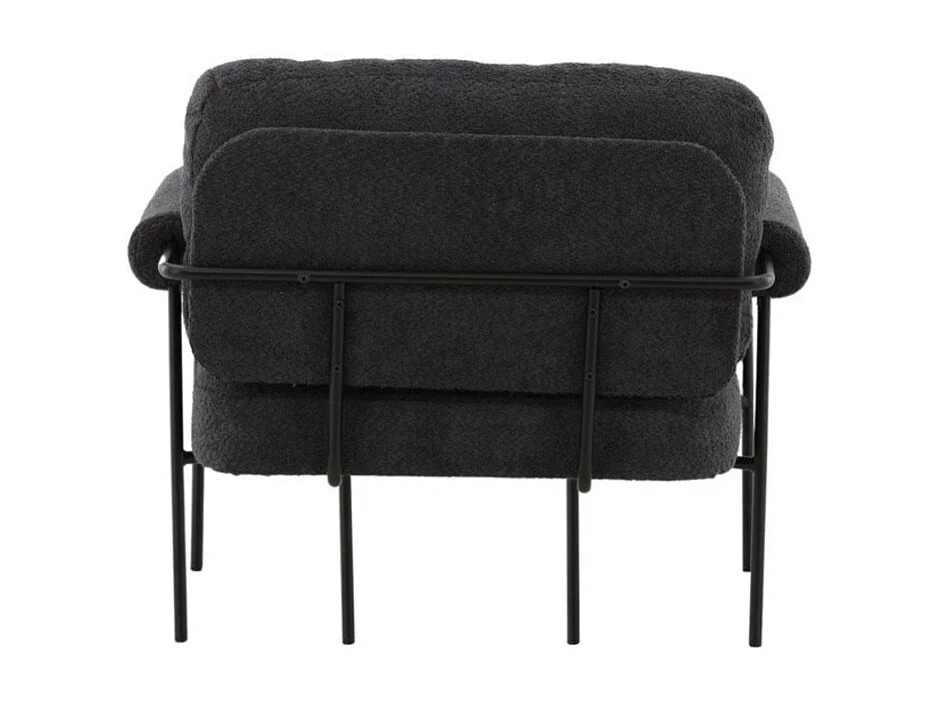 Fauteuil Design "Hokasen X Josefin" 95cm Gris Foncé