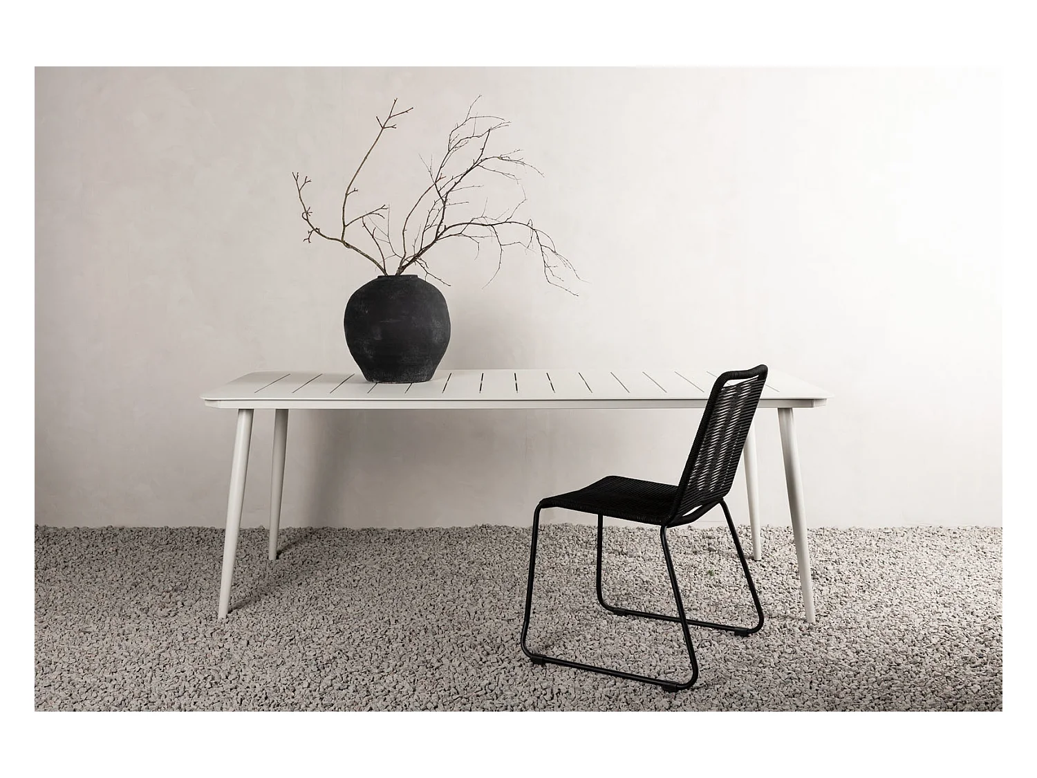 Table de Jardin Design "Lina" 200cm Beige