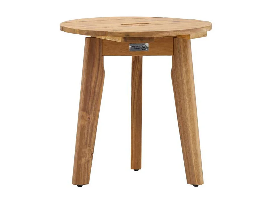 Chania bijzettafel tuin Ø40cm acacia.