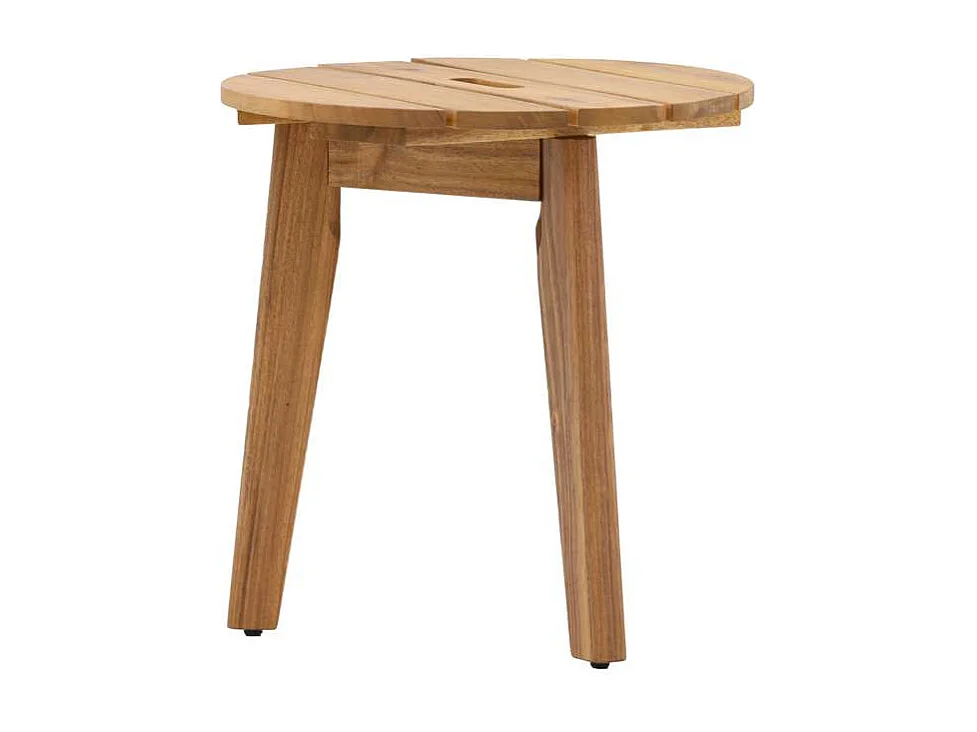 Chania Table d'appoint, Ø40cm, acacia.