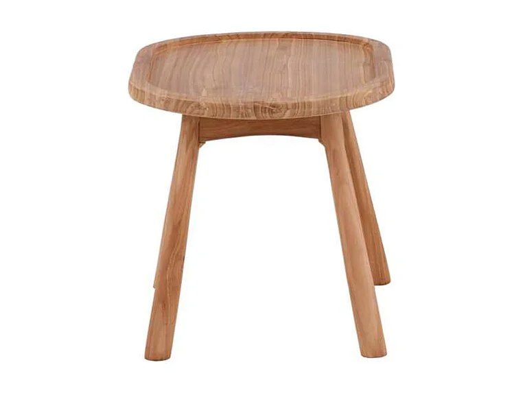 Table d'Appoint de Jardin "Bohol" 60cm Naturel
