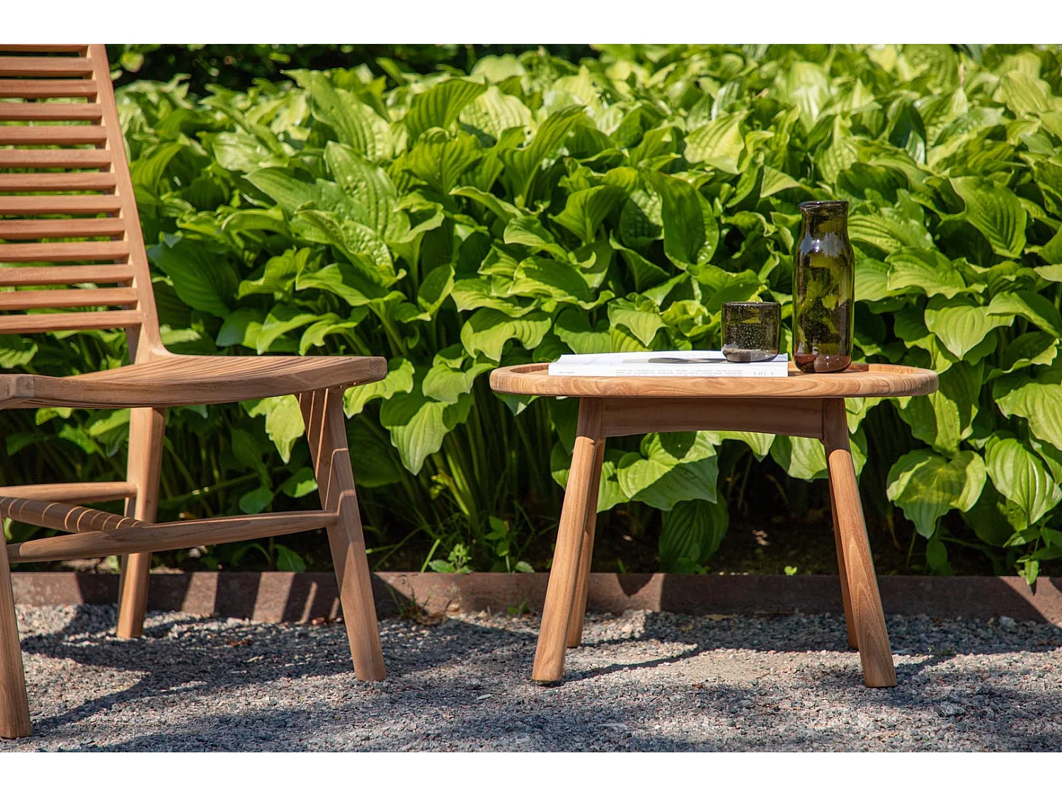 Bohol bijzettafel teak.