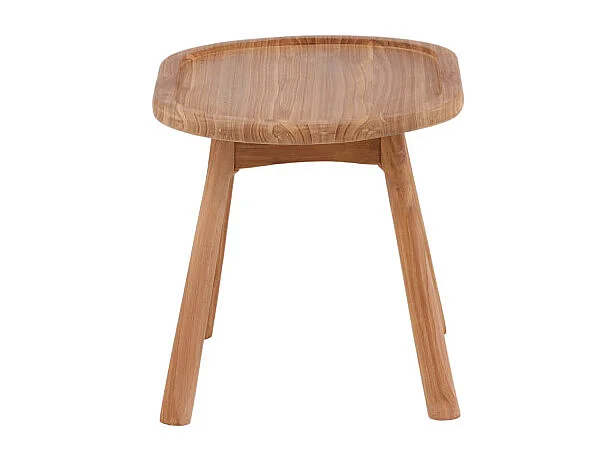 Table d'Appoint de Jardin "Bohol" 60cm Naturel