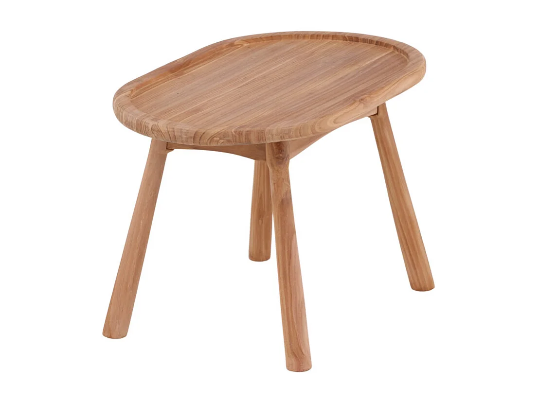 Table d'Appoint de Jardin "Bohol" 60cm Naturel