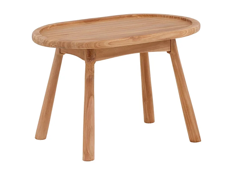 Table d'Appoint de Jardin "Bohol" 60cm Naturel