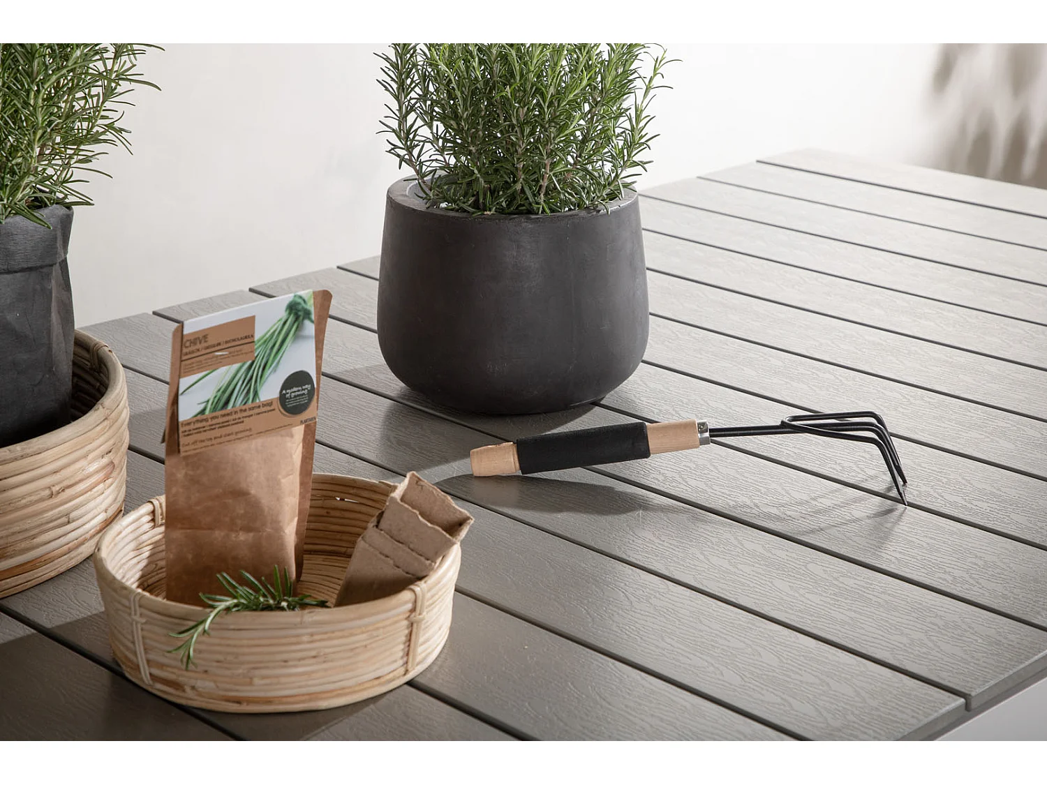 Table de Jardin Extensible "Levels" 229-310cm Blanc