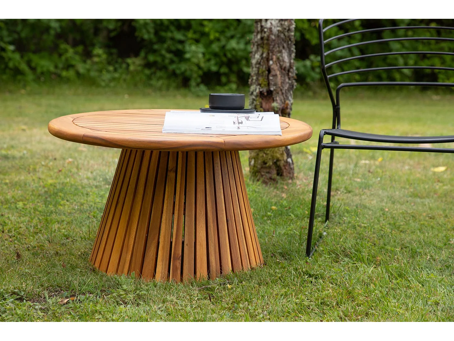 Lumpur salontafel Ø70cm acacia.