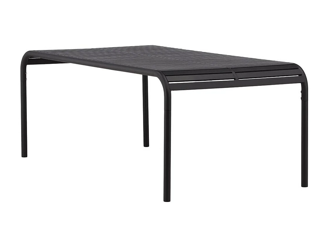 Table de Jardin Design "Borneo" 200cm Noir