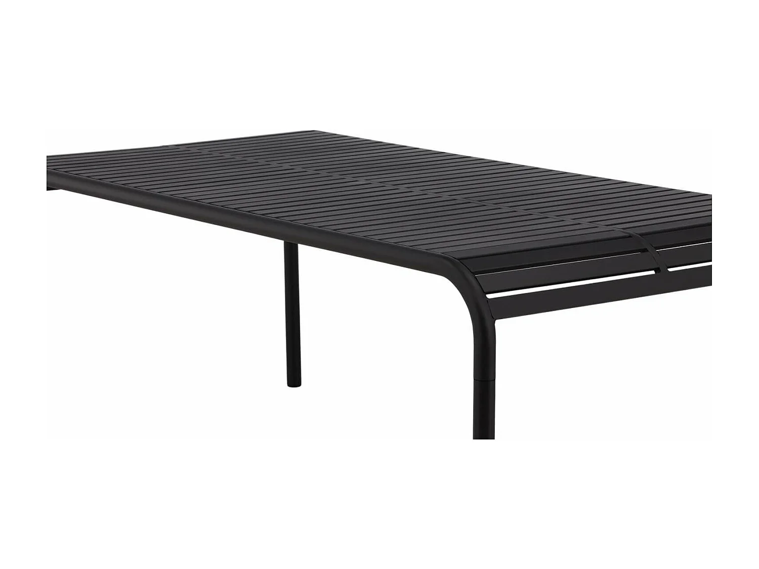 Table de Jardin Design "Borneo" 200cm Noir