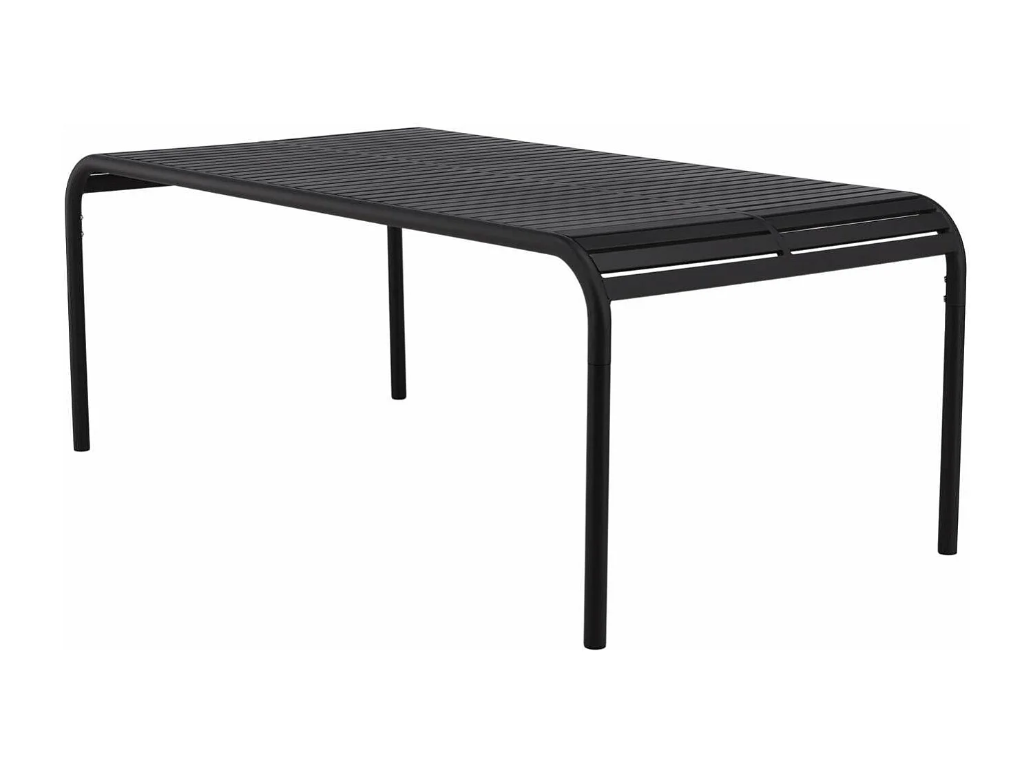 Table de Jardin Design "Borneo" 200cm Noir