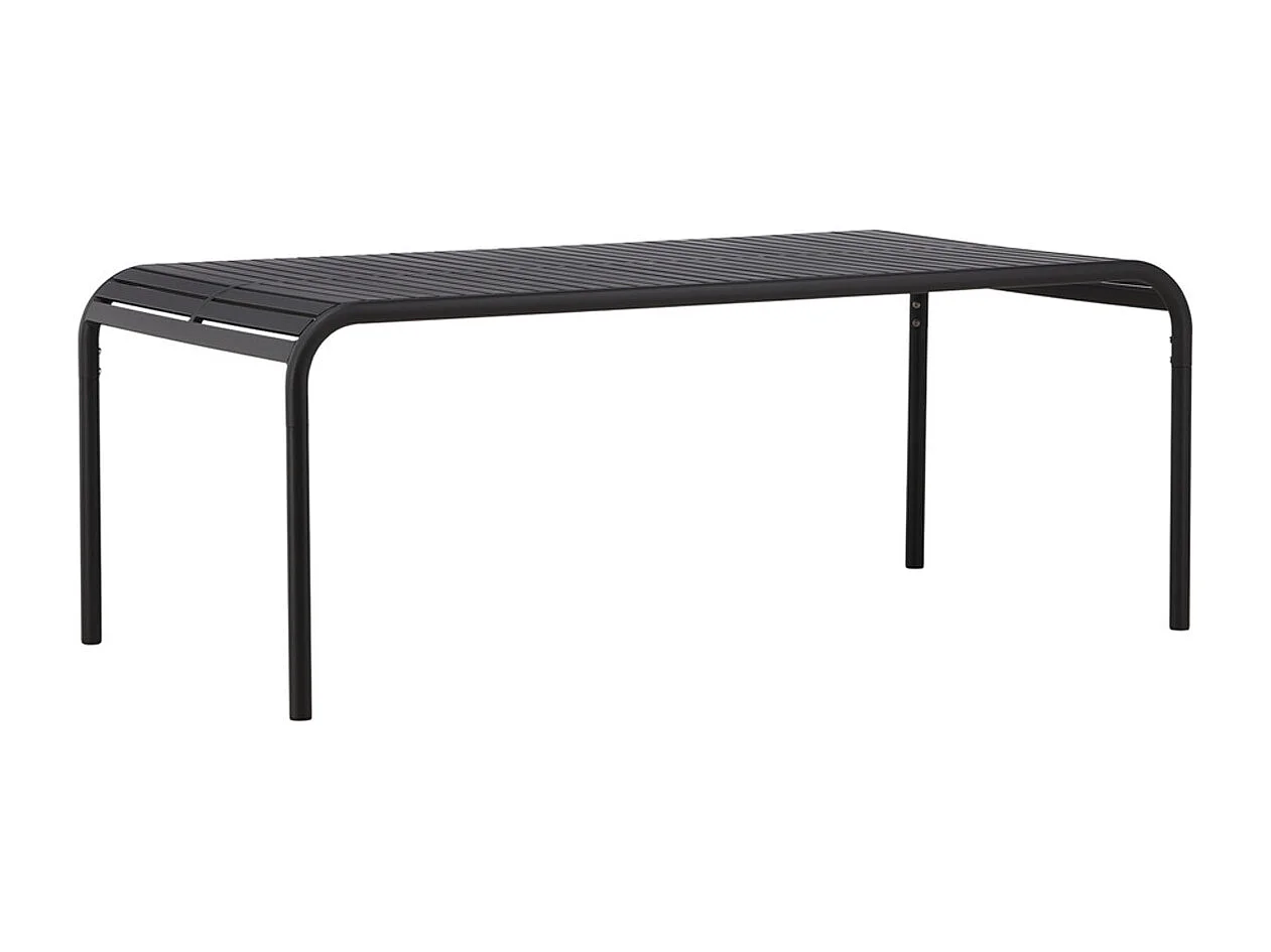 Table de Jardin Design "Borneo" 200cm Noir