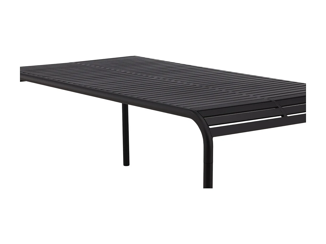 Table de Jardin Design "Borneo" 200cm Noir
