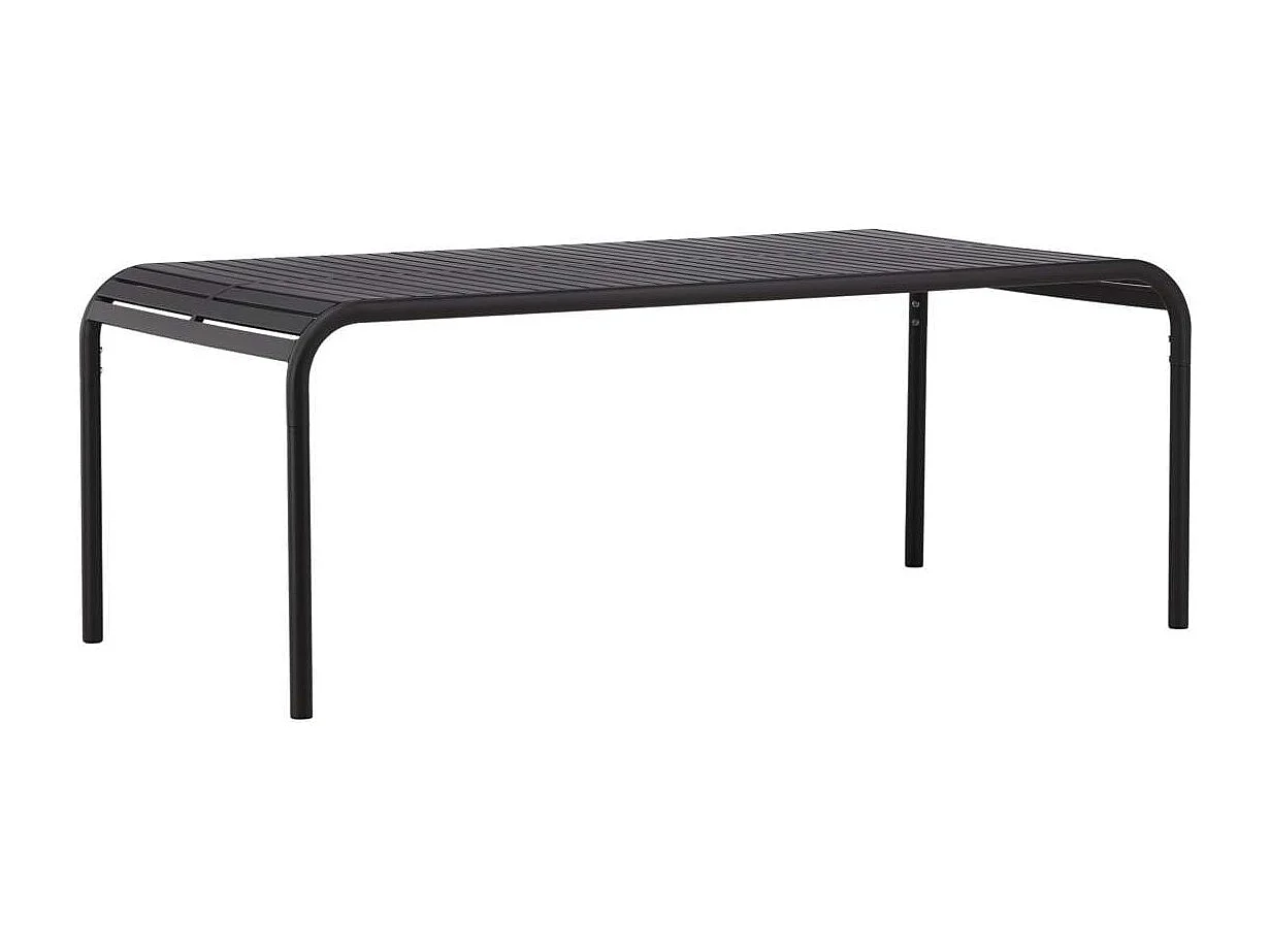 Table de Jardin Design "Borneo" 200cm Noir