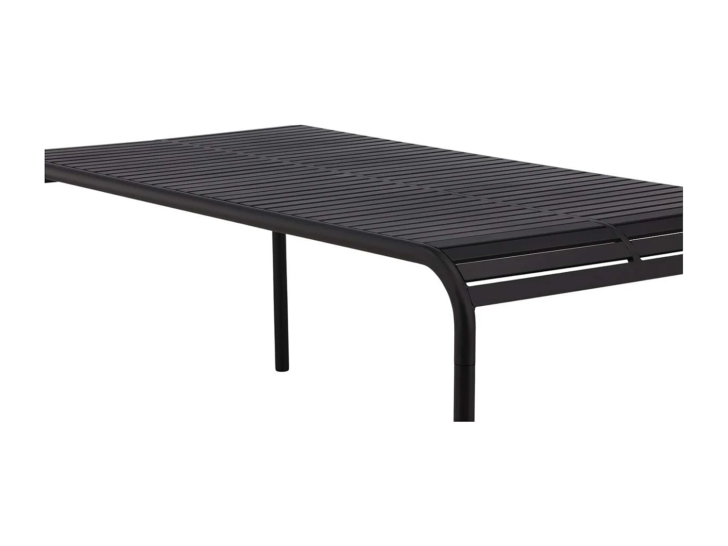 Table de Jardin Design "Borneo" 200cm Noir
