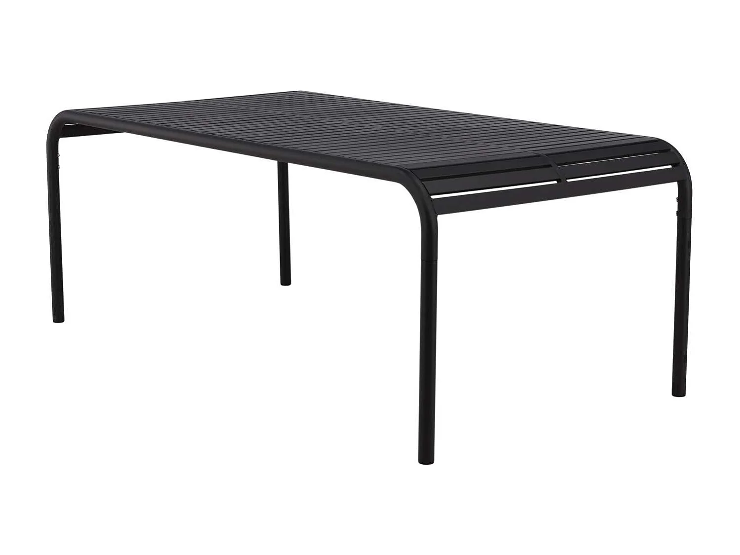 Table de Jardin Design "Borneo" 200cm Noir