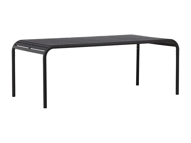 Table de Jardin Design "Borneo" 200cm Noir