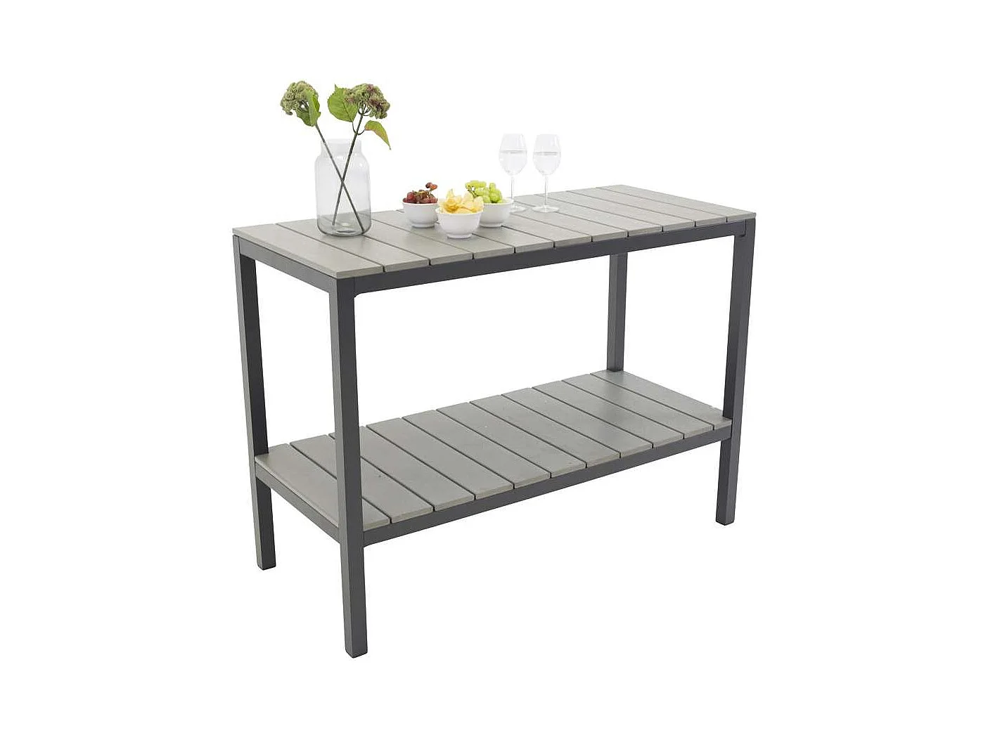 Console de Jardin "Parma" 125cm Gris