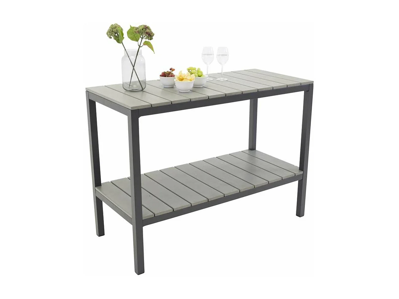 Console de Jardin "Parma" 125cm Gris
