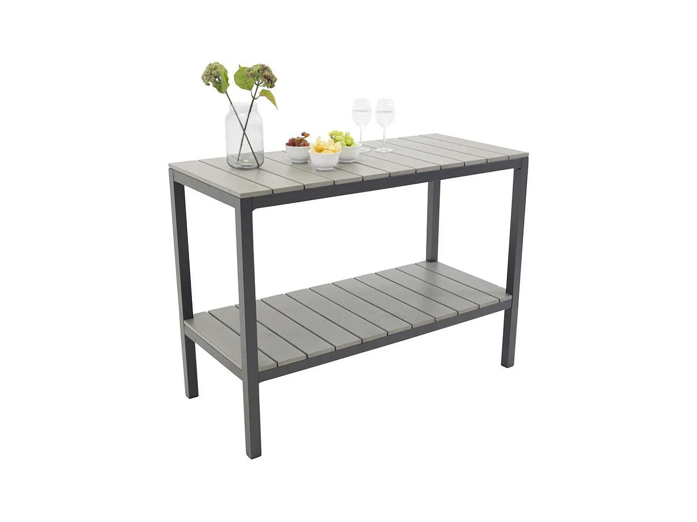 Console de Jardin "Parma" 125cm Gris