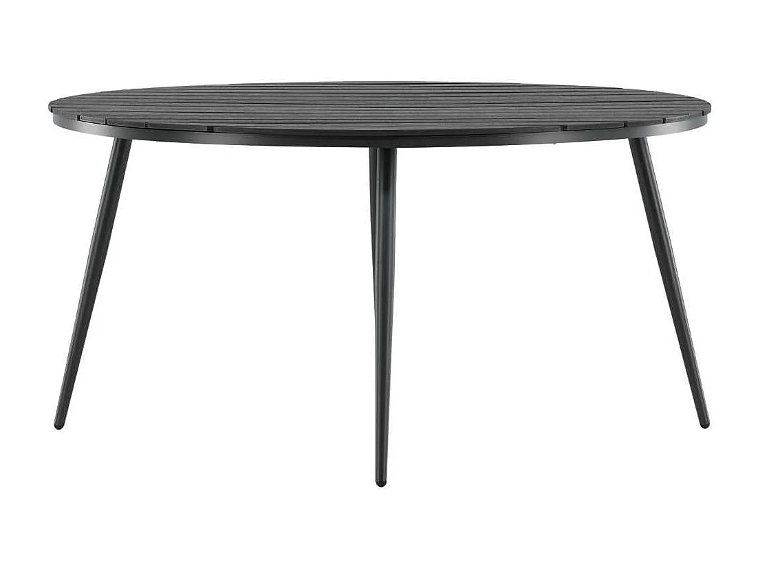 Break eettafel tuin Ø150cm zwart.