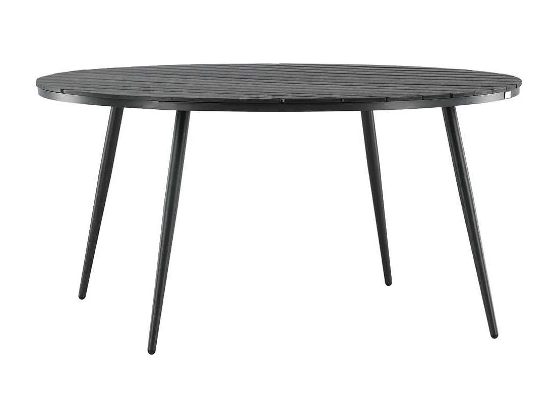 Break eettafel tuin Ø150cm zwart.