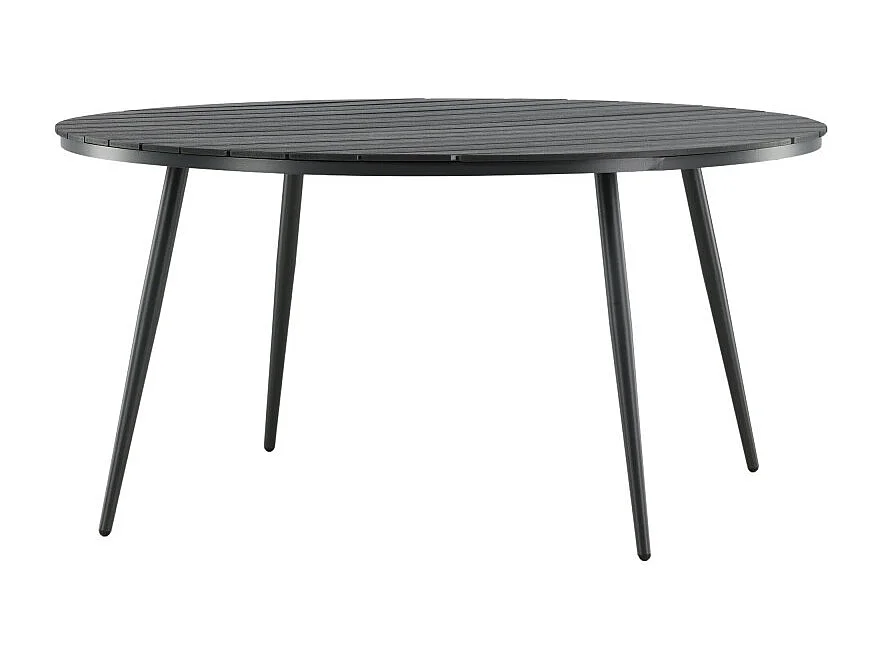 Table de Jardin Ronde "Break" 150cm Noir