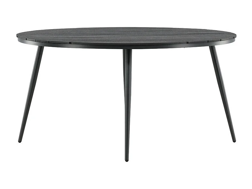 Table de Jardin Ronde "Break" 150cm Noir