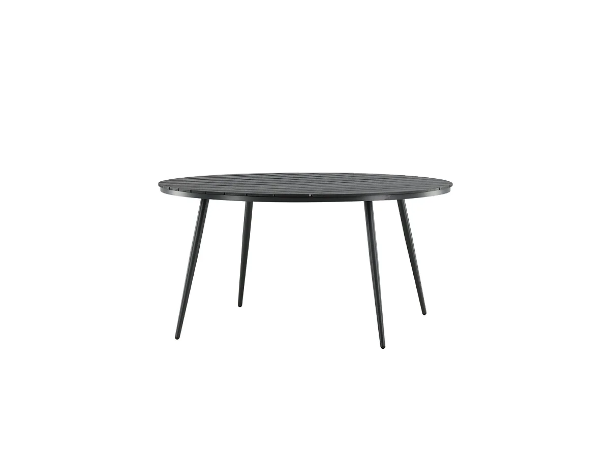 Table de Jardin Ronde "Break" 150cm Noir