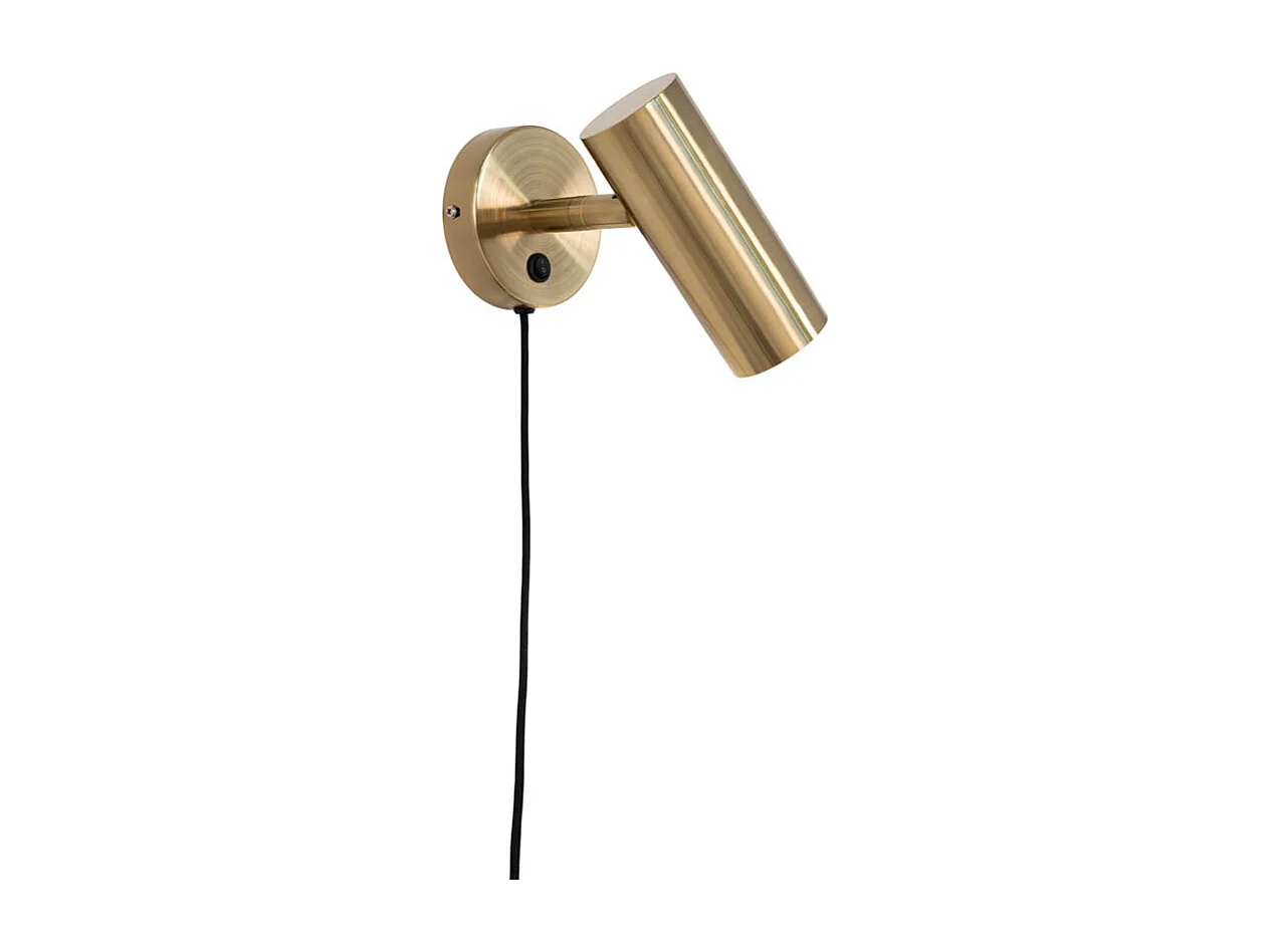 Paris Wandlampe 10x22x15cm Messing dekor.