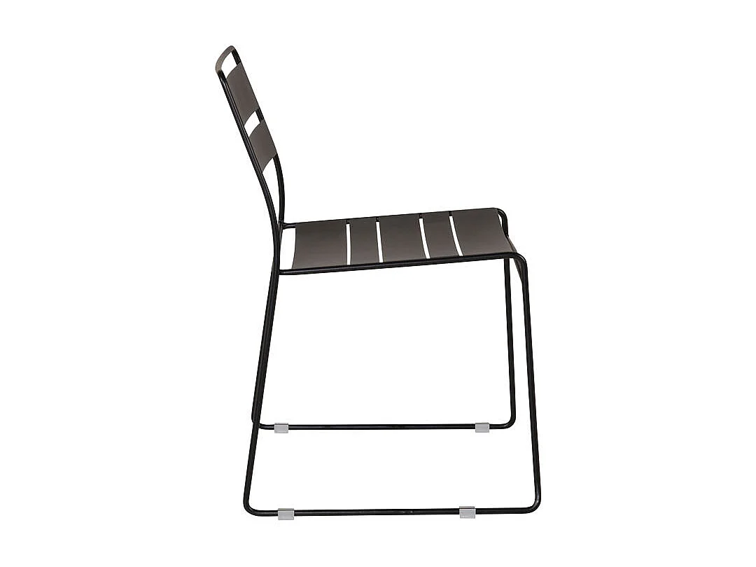 Lina tuinstoel zwart.