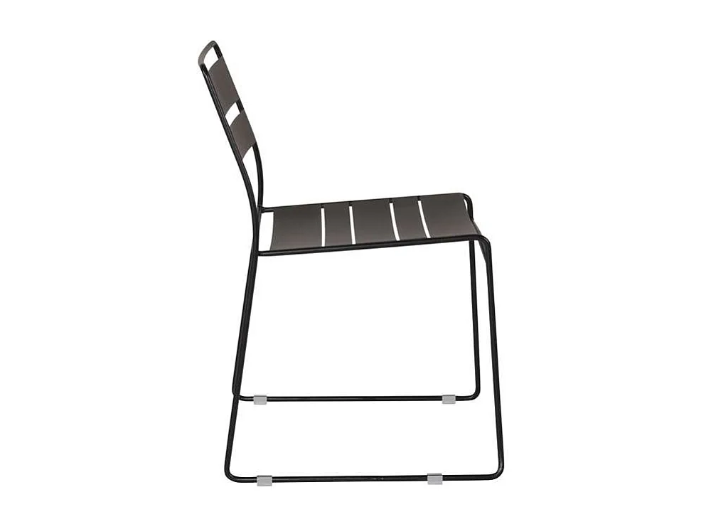 Lina Chaise de jardin, noir.