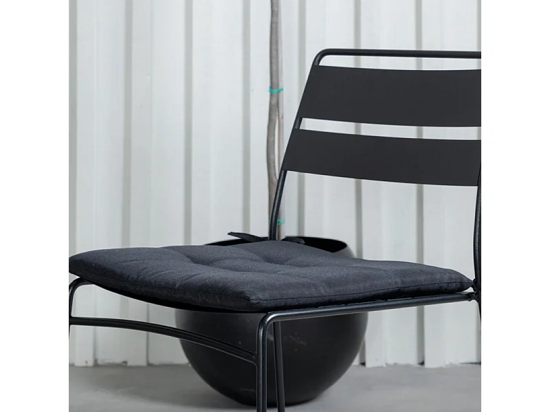 Lina Chaise de jardin, noir.