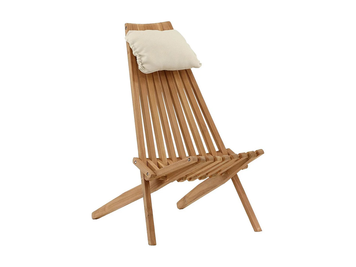 Fauteuil de Jardin Deign en Teck "Kenya" 100cm Naturel
