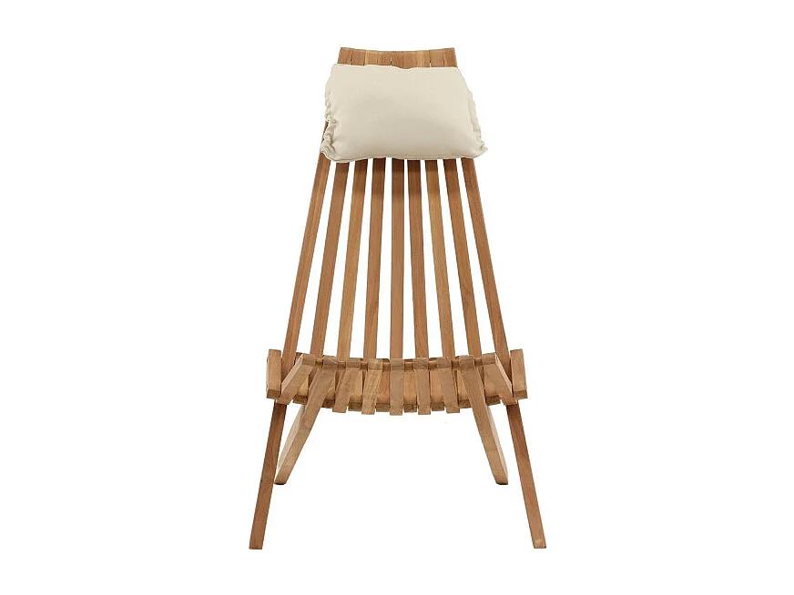 Fauteuil de Jardin Deign en Teck "Kenya" 100cm Naturel