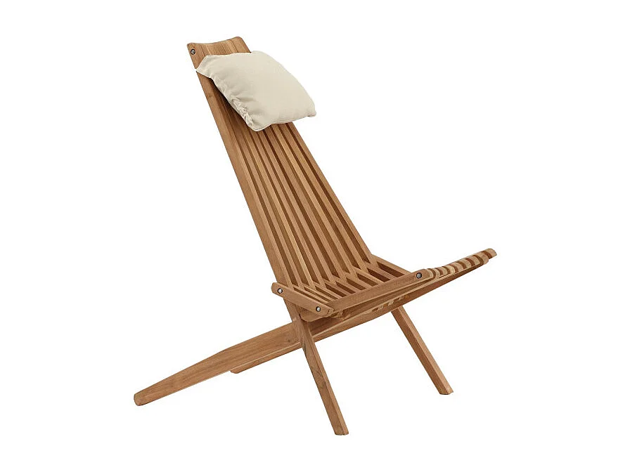 Fauteuil de Jardin Deign en Teck "Kenya" 100cm Naturel