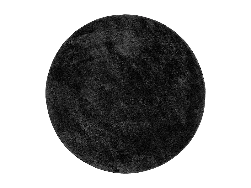 Miami vloerkleed Ø160 cm donkergrijs.