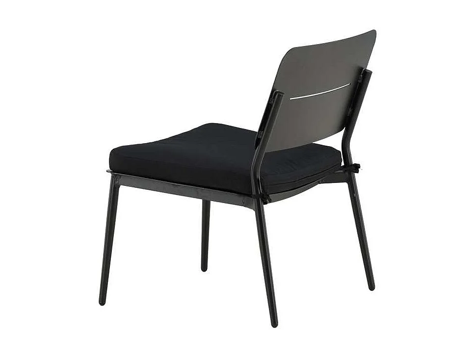 Lina Loungestuhl schwarz.