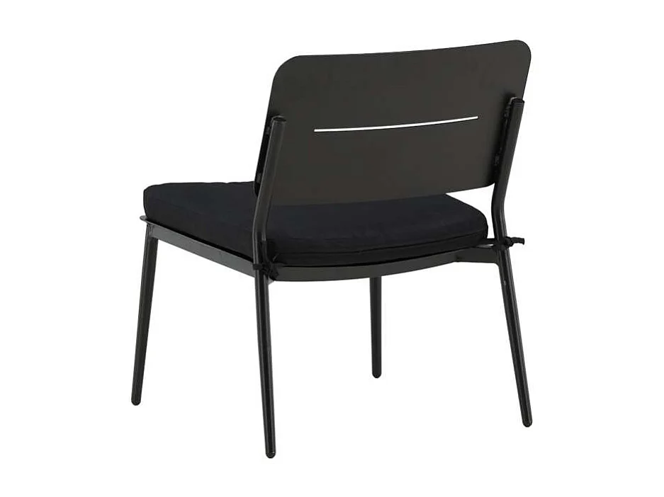 Lina Loungestuhl schwarz.