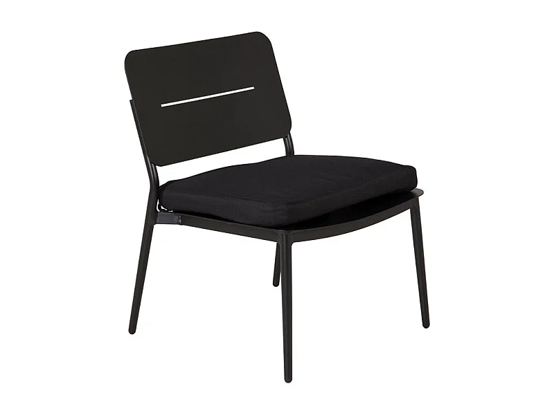 Lina Loungestuhl schwarz.