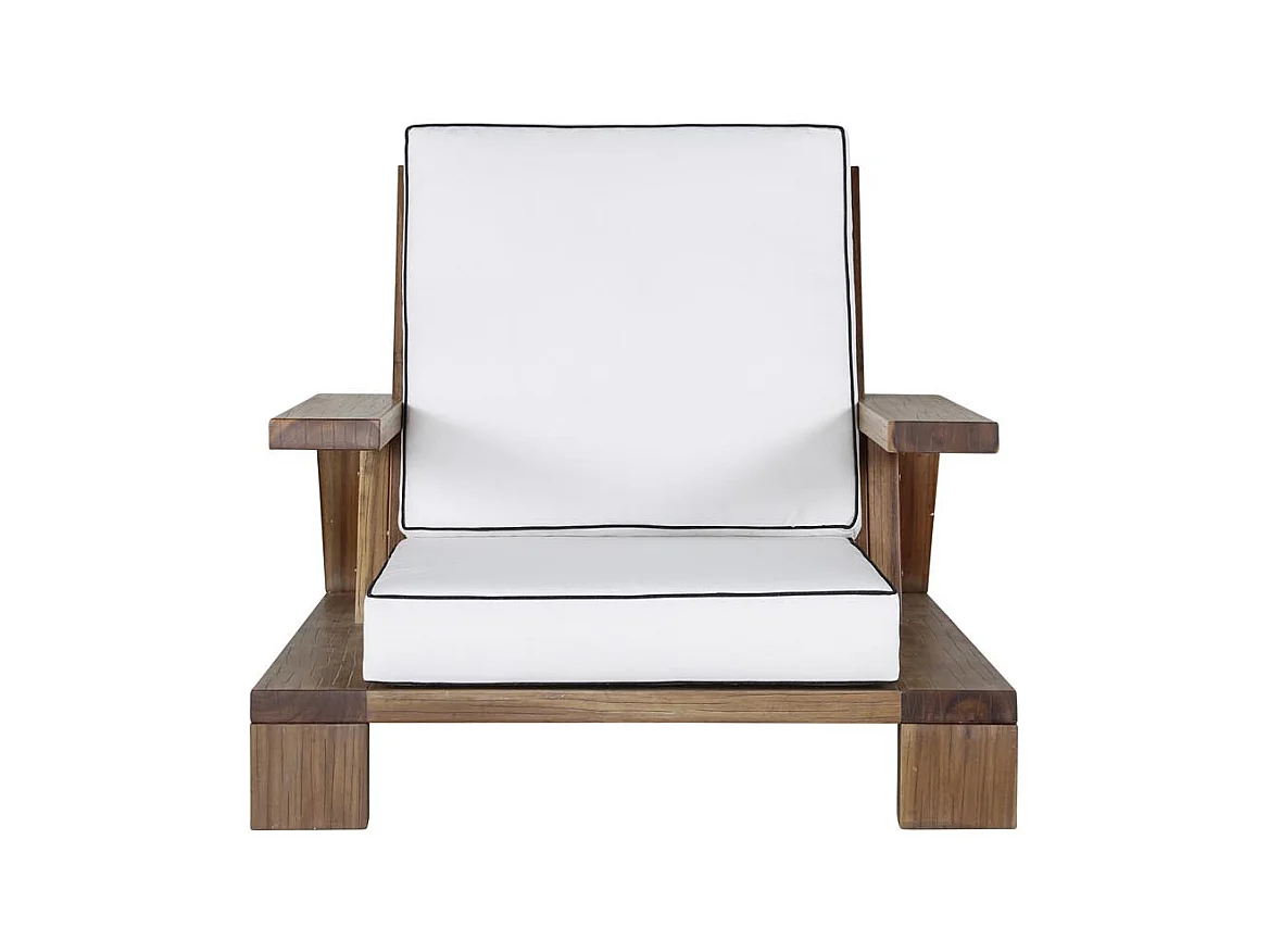Fauteuil de Jardin en Bois "Daria" 100cm Marron