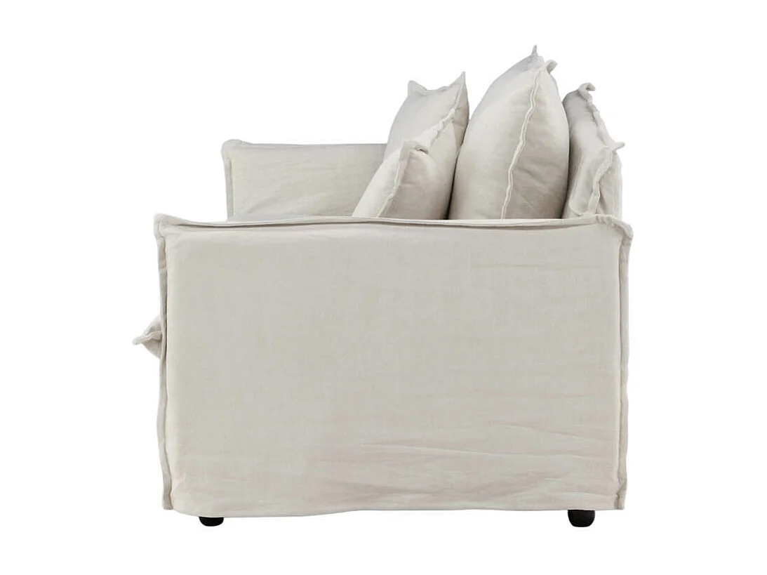 Canapé Droit 3 Places "Nova" 200cm Beige