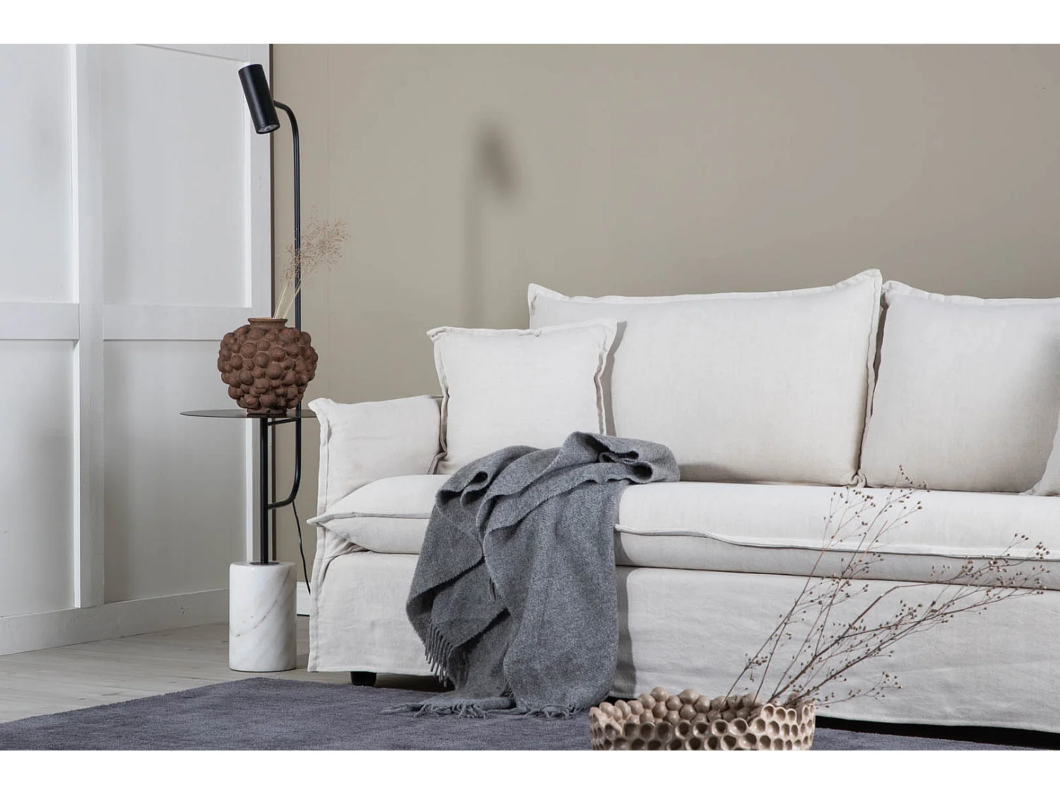 Nova bank 3 persoons beige.