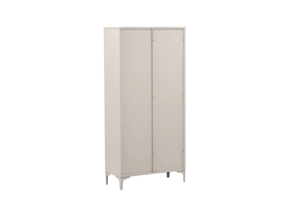 Vitrine Design 2 Portes "Piring" 190cm Beige