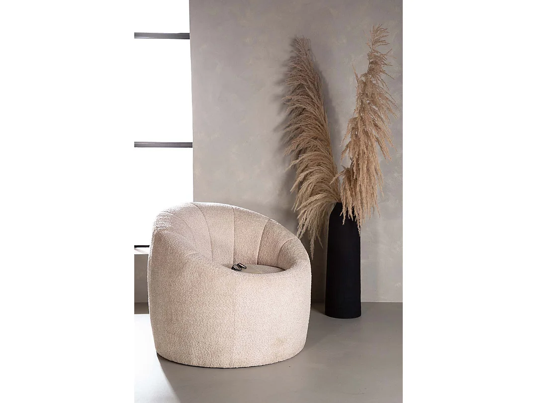Warren fauteuil beige.