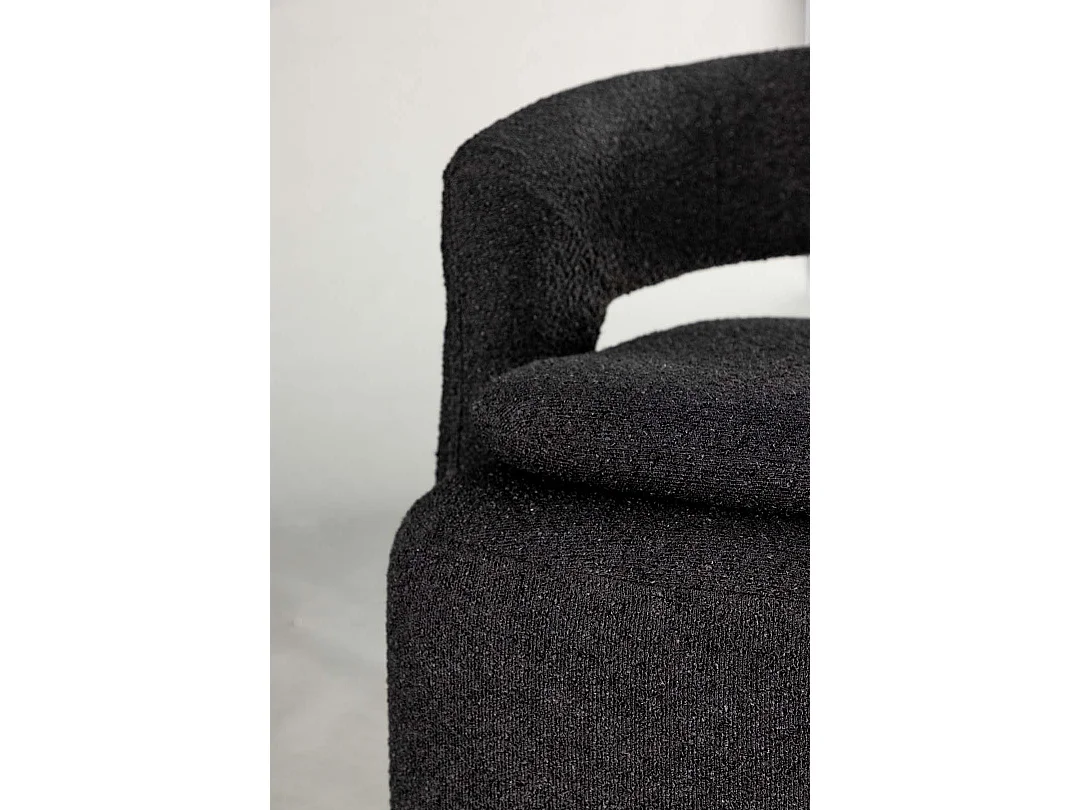 Laurel fauteuil draaifunctie zwart.