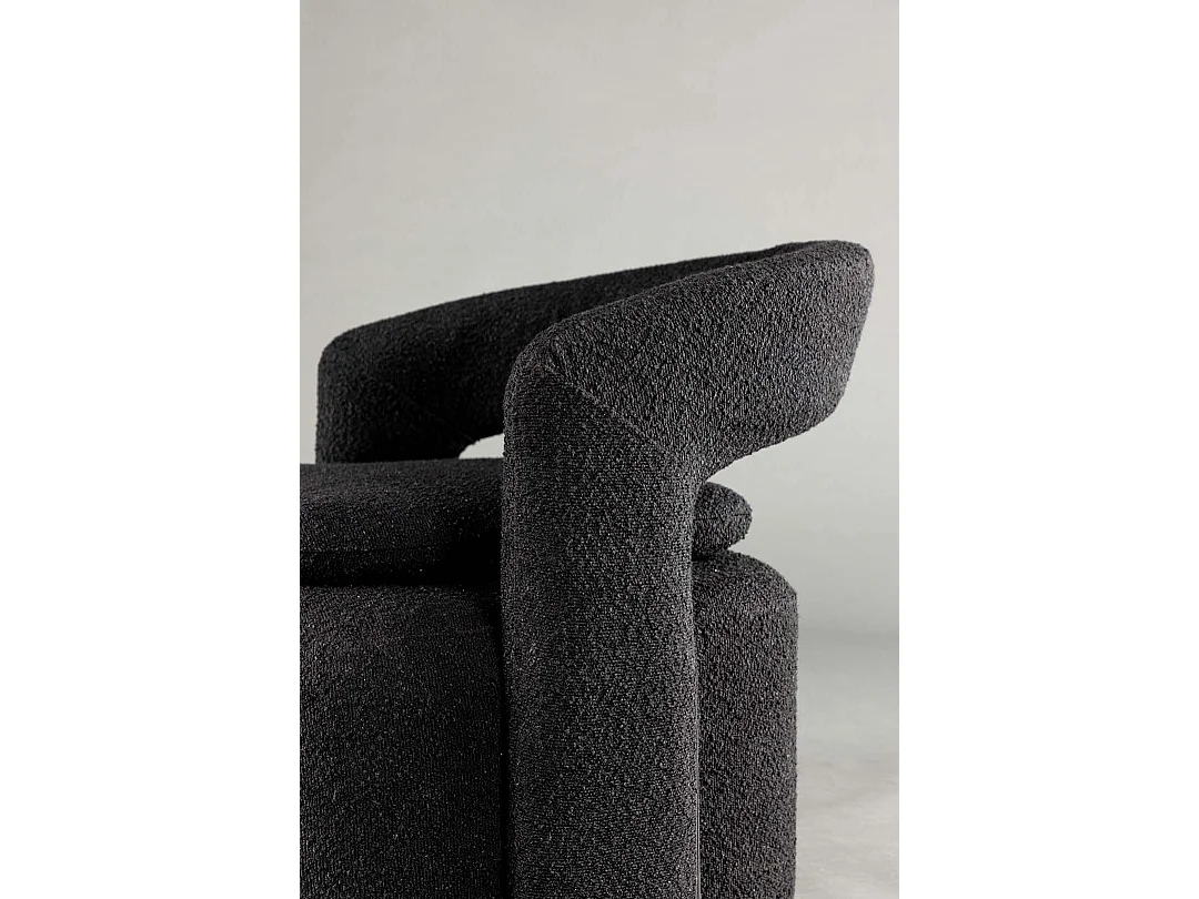 Laurel fauteuil draaifunctie zwart.