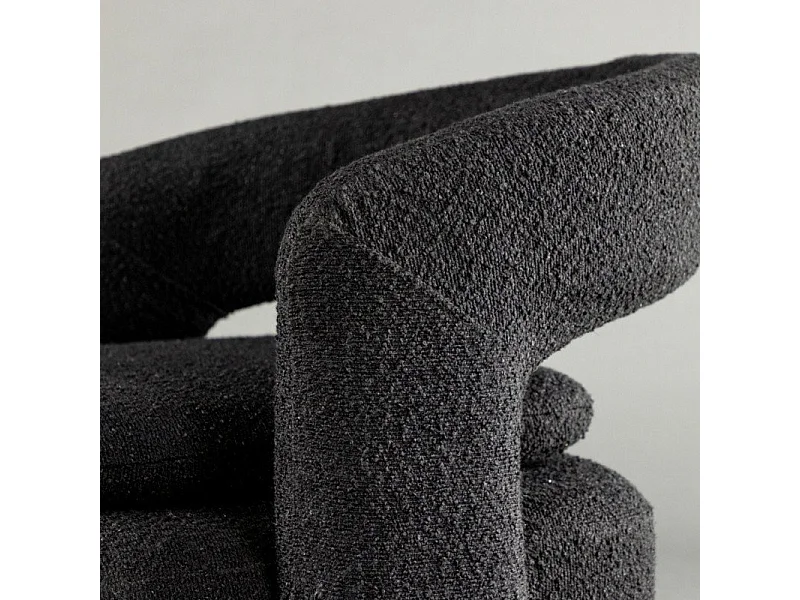 Laurel fauteuil draaifunctie zwart.