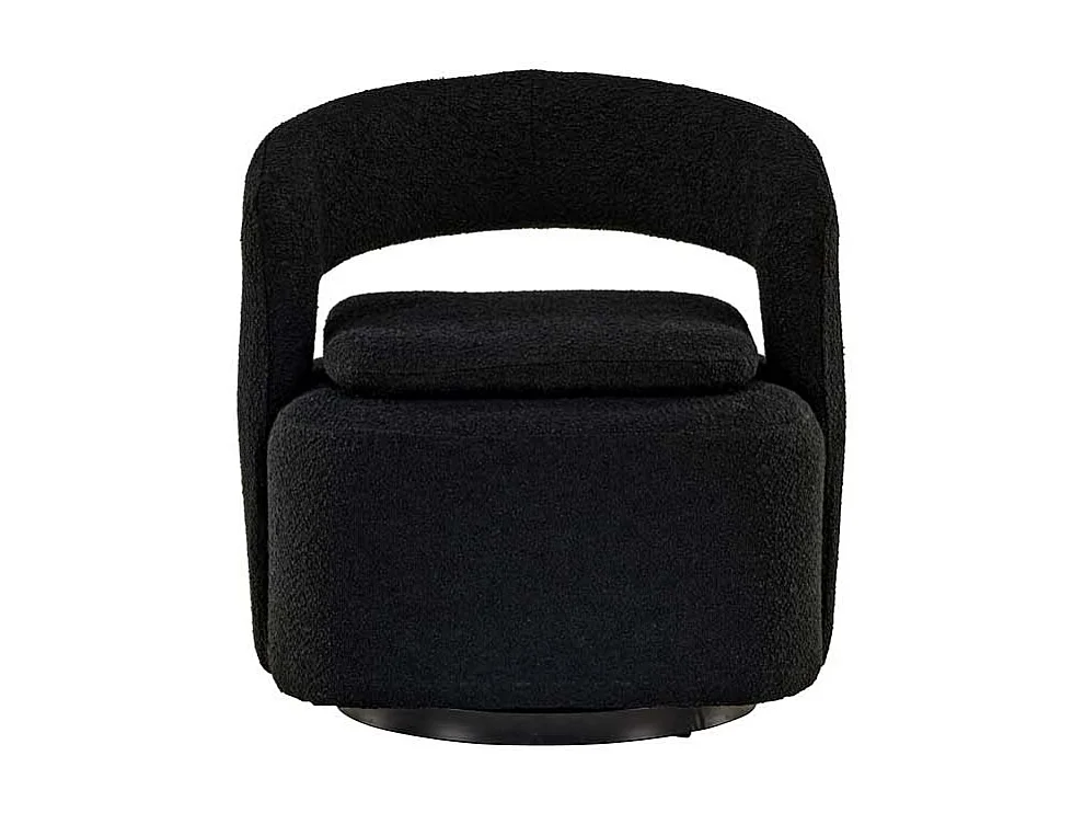 Laurel fauteuil draaifunctie zwart.